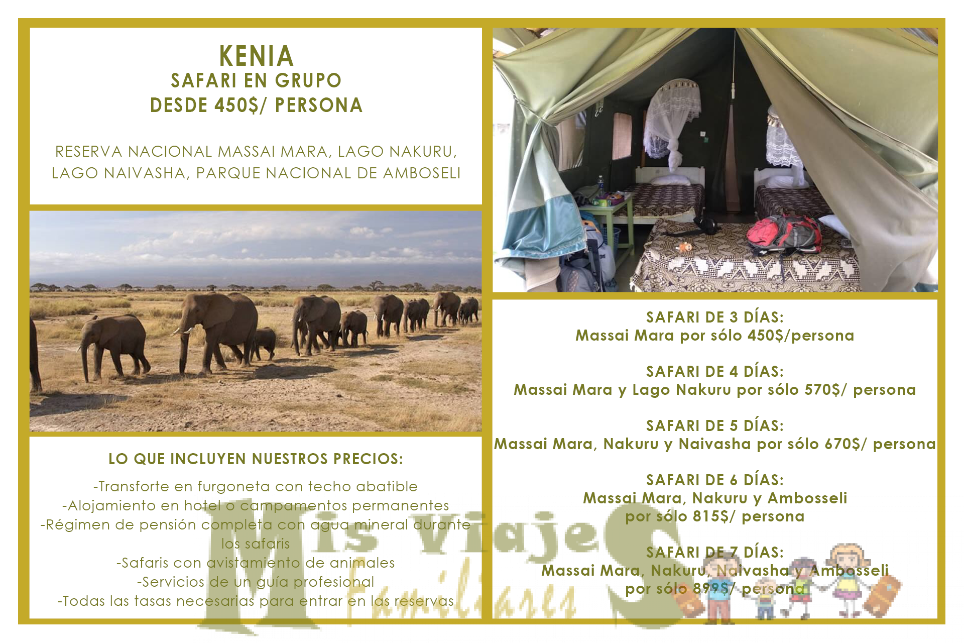 Safari Kenia Precios