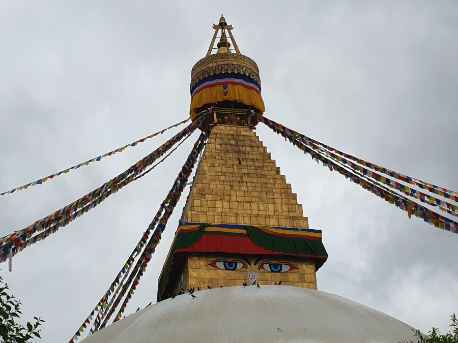 Estupa de Bouddhanath, cerca de Katmandú