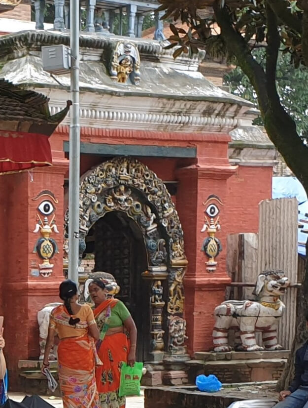 Entrada al templo de Taleju, Katmandu
