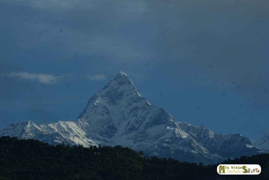 Vista de los Annapurnas desde Pokhara, 